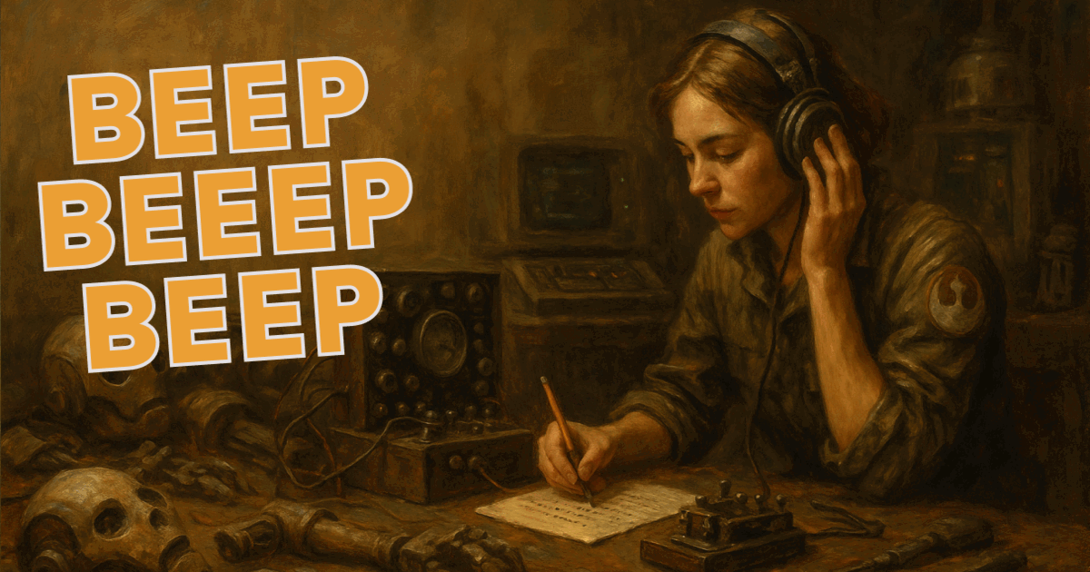 Beep Beep – Morse Code Trainer, App-Teaser